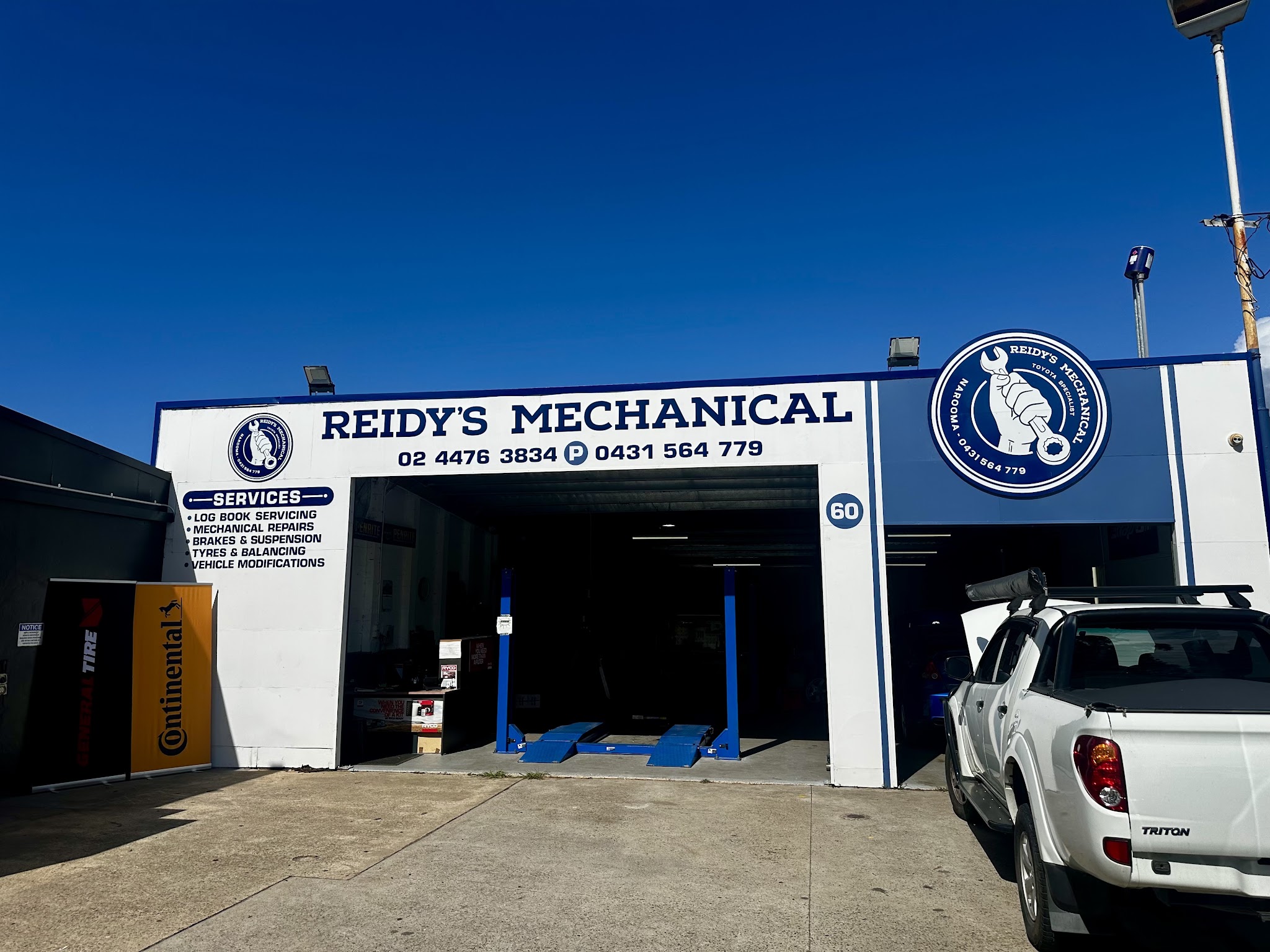 The Reidy's Mechanical workshop on Princes Highway, Narooma